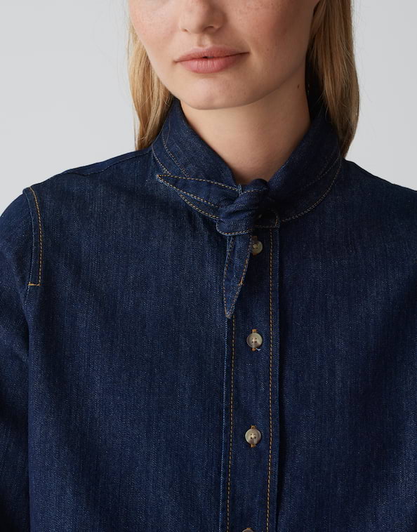 Jeansbluse Farilla