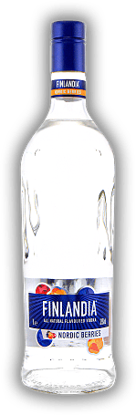Finlandia Nordic Berries 1,0 Liter Finlandia Nordic Berries 1,0 Liter Vodka mit den natürlichen Aromen wilder Beeren. 1	 Liter - Vol 37,5%