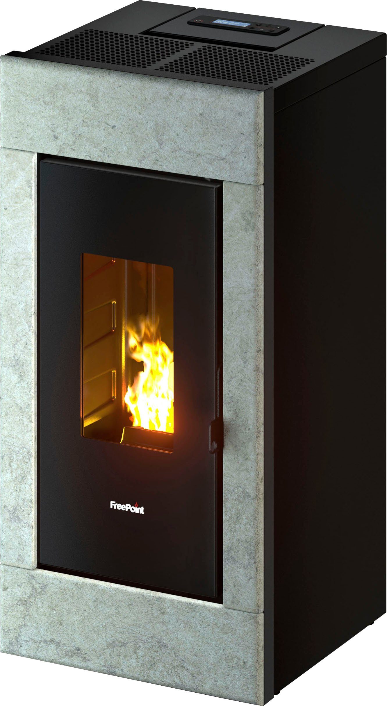 Freepoint Pelletofen Accent Airtight, 7,7 kW, Zeitbrand