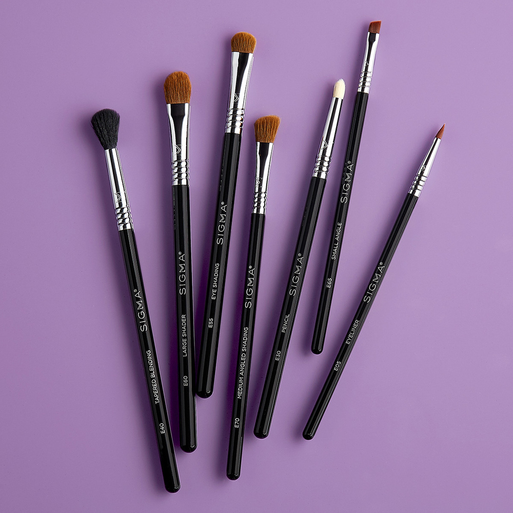 Sigma beauty ensemble basique de pinceau pour les yeux ensemble de pinceaux