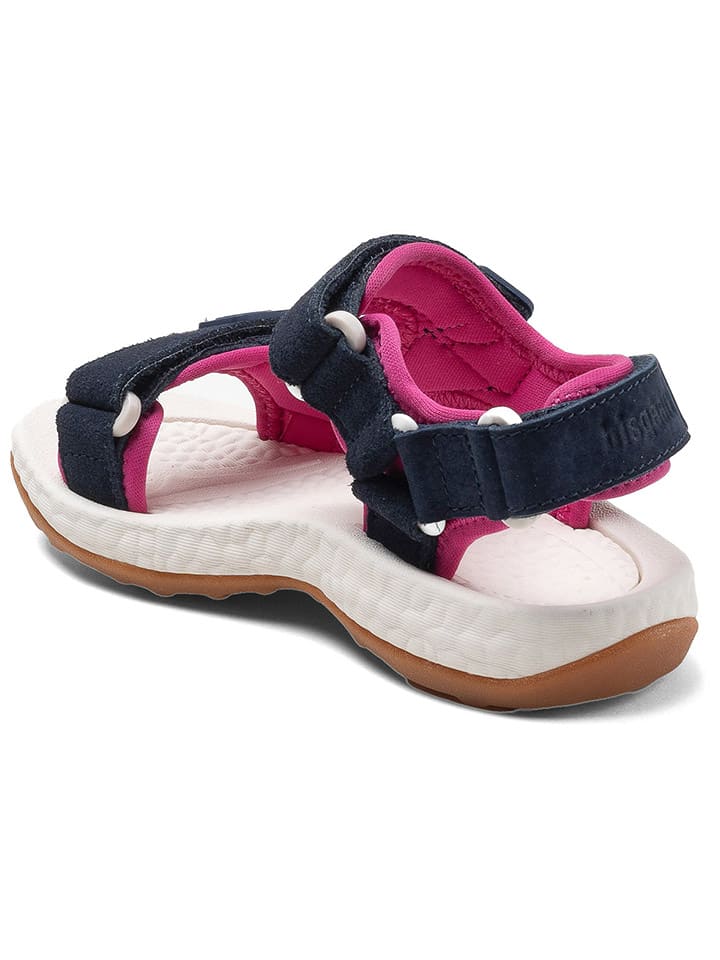 bisgaard Sandalen in Dunkelblau/ Pink günstig kaufen