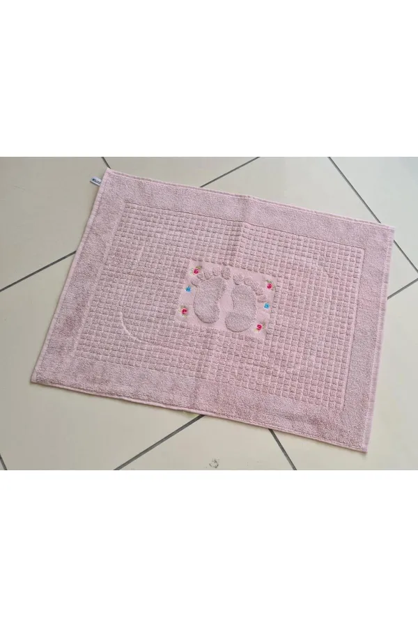 Çeyiz Diyarı  Güldestan besticktes Fußhandtuch, Puder