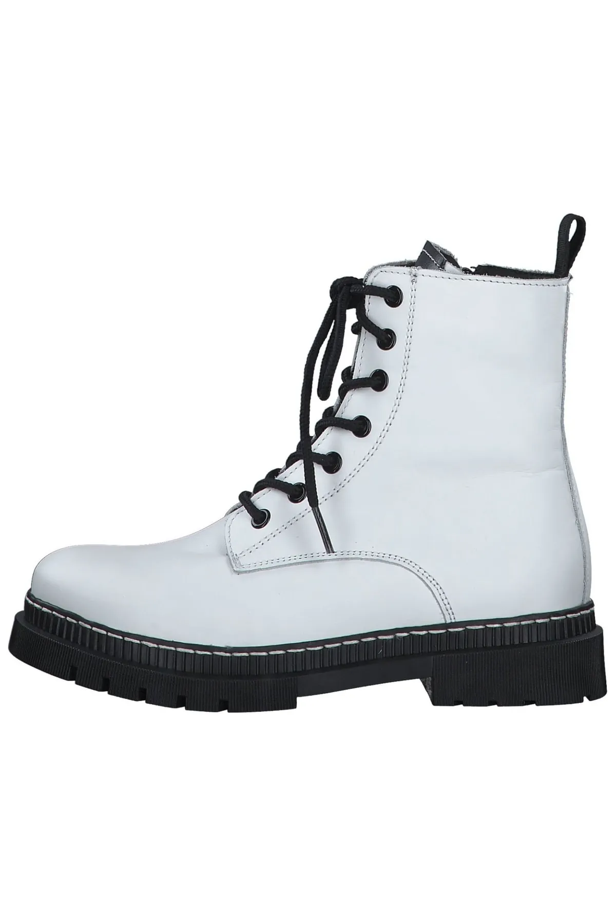 Tamaris  Stiefelette - Weiß - Blockabsatz