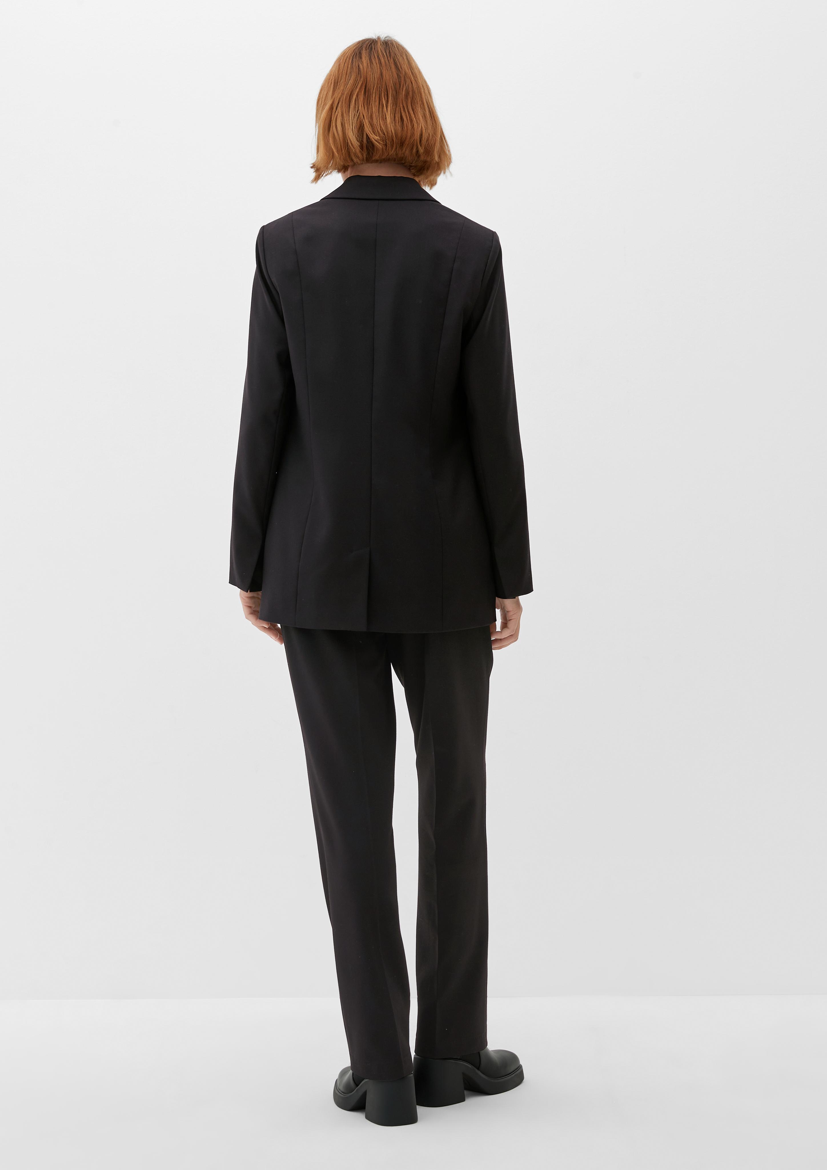 Taillierter Blazer aus Viskosemix  2121935-9999