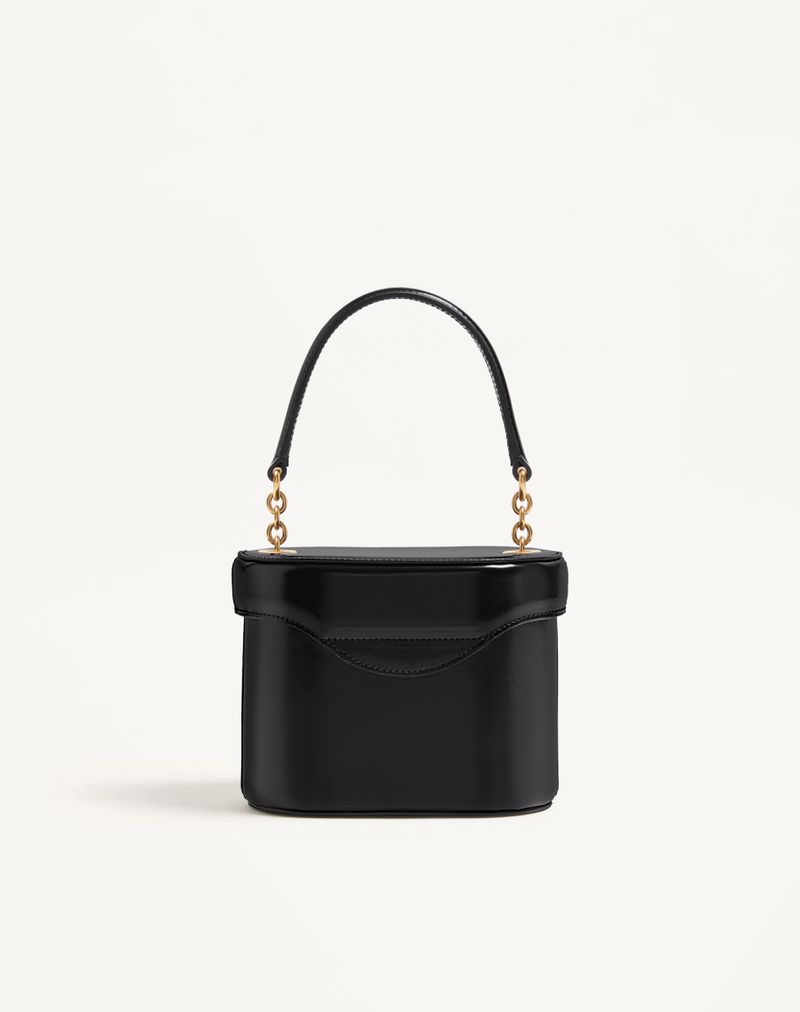 Valentino Garavani Vain Vanity-taske i skinnende kalveskind