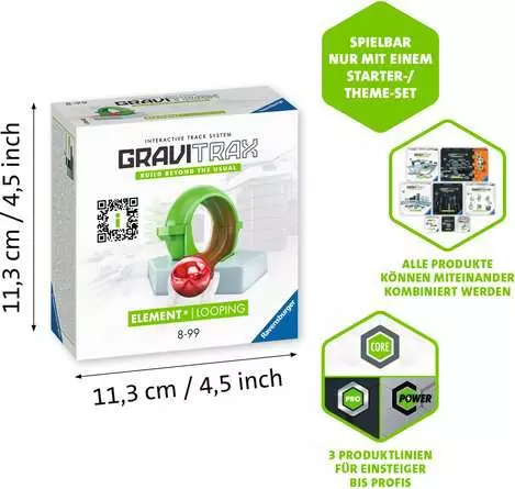 GraviTrax Element Looping - Kugelbahn-Erweiterung für Kinder ab 8 Jahren