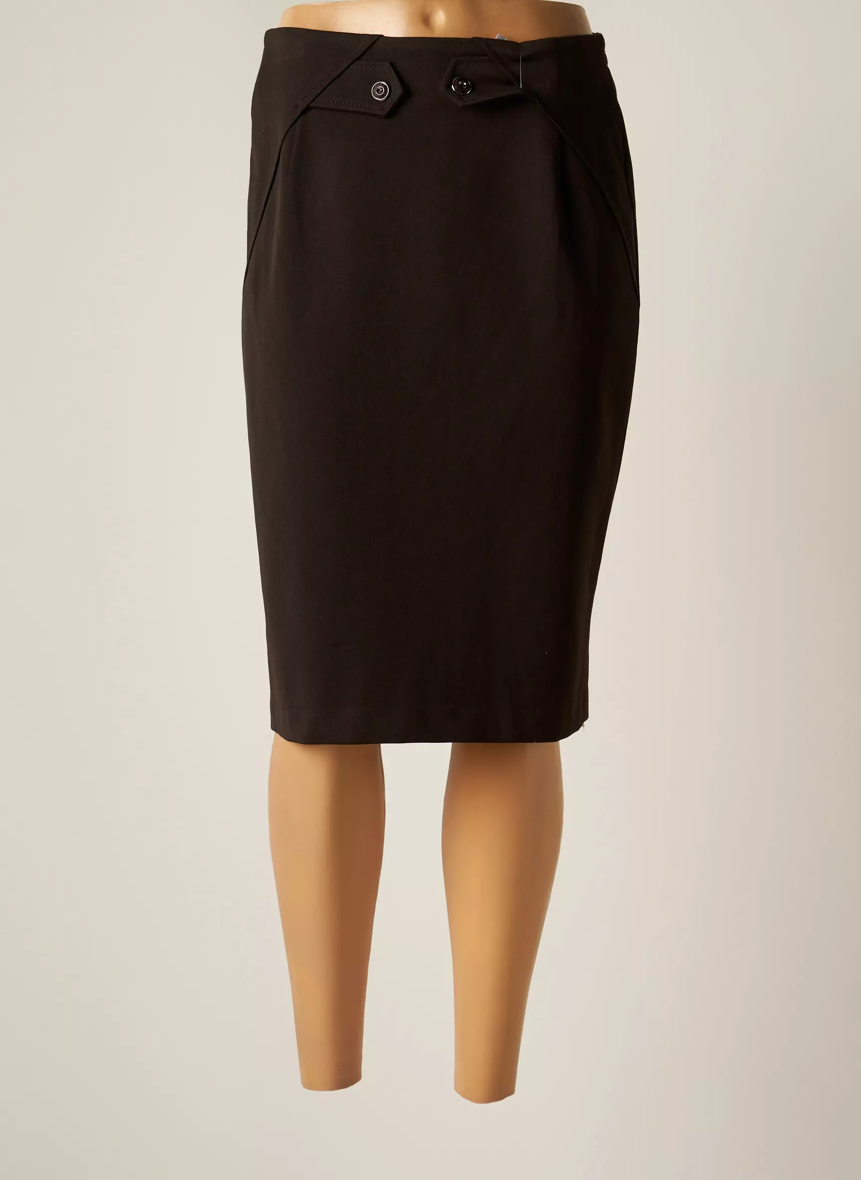 Suspens A Jupes Mi Longues Femme couleur marron
