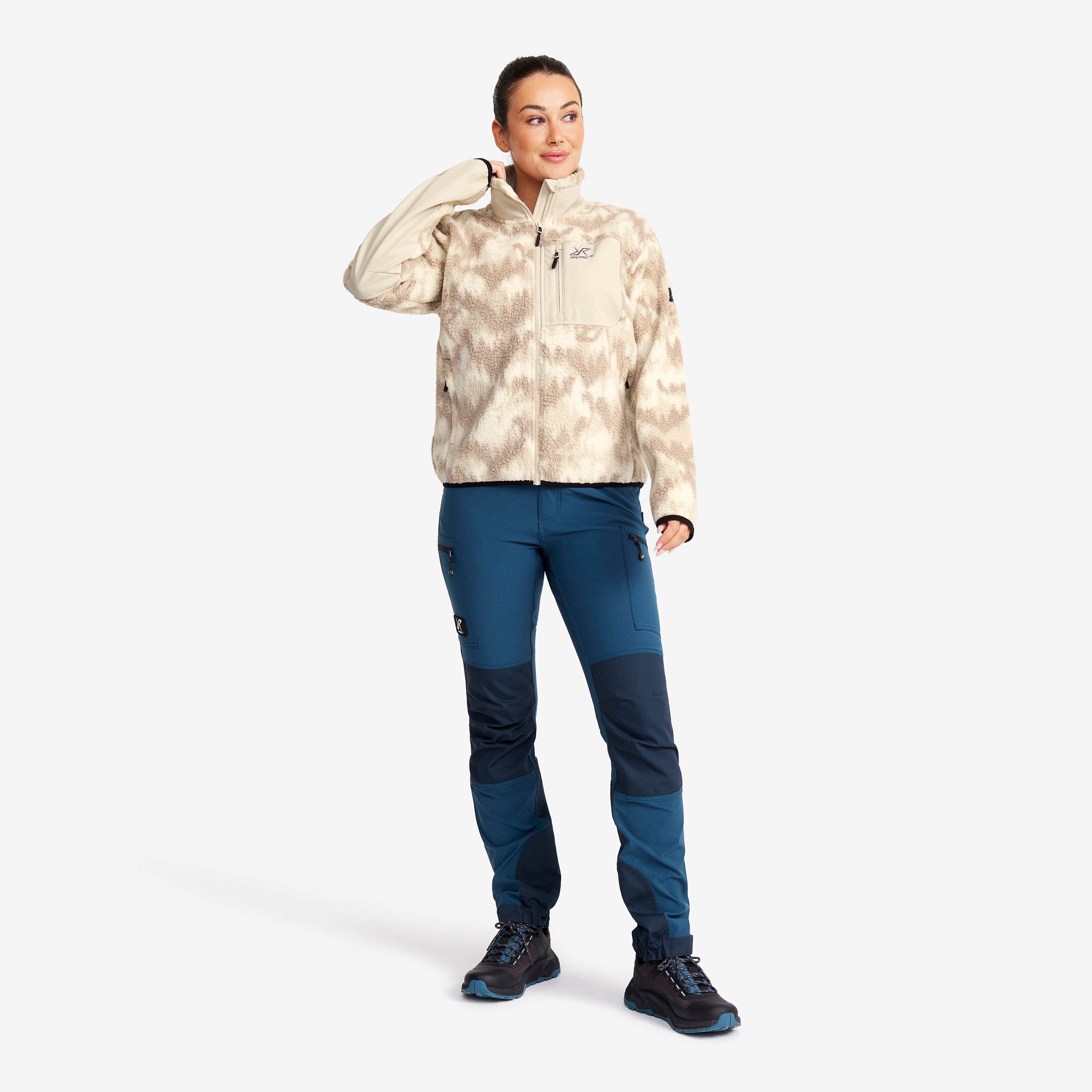 High Pile Fleece Femme Oatmeal