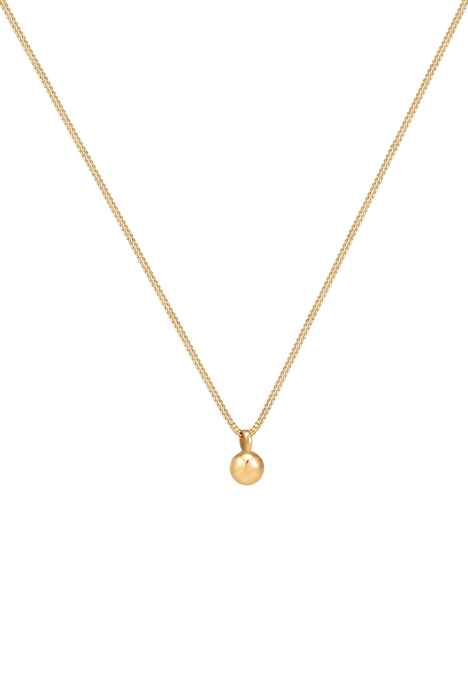 Ciondolo da sera Elli da donna modello Geo Look Panzerkette, linea Basic Trend in argento sterling 925.