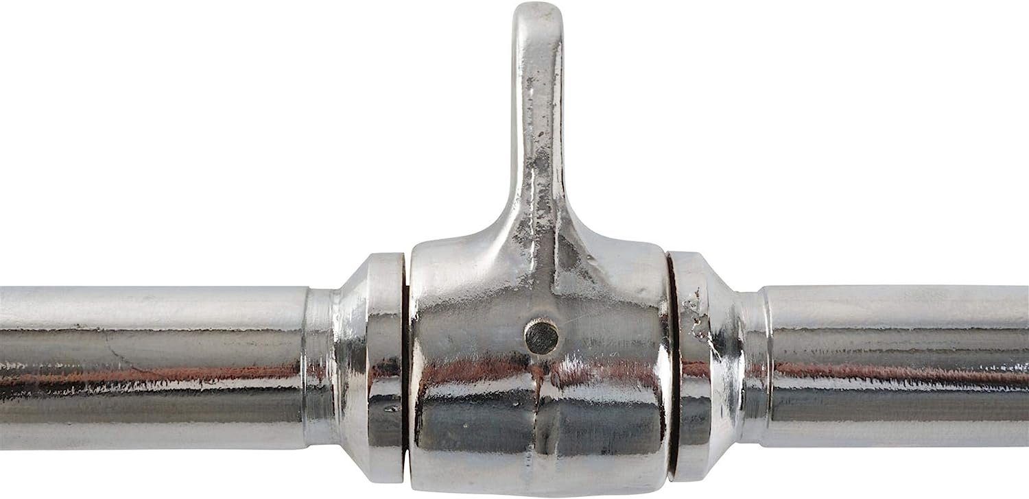 ScSPORTS® Trizepsstange Bizeps 51cm mit Drehgelenk bis 200kg Trainingsgriffe, (10003176-tlg)