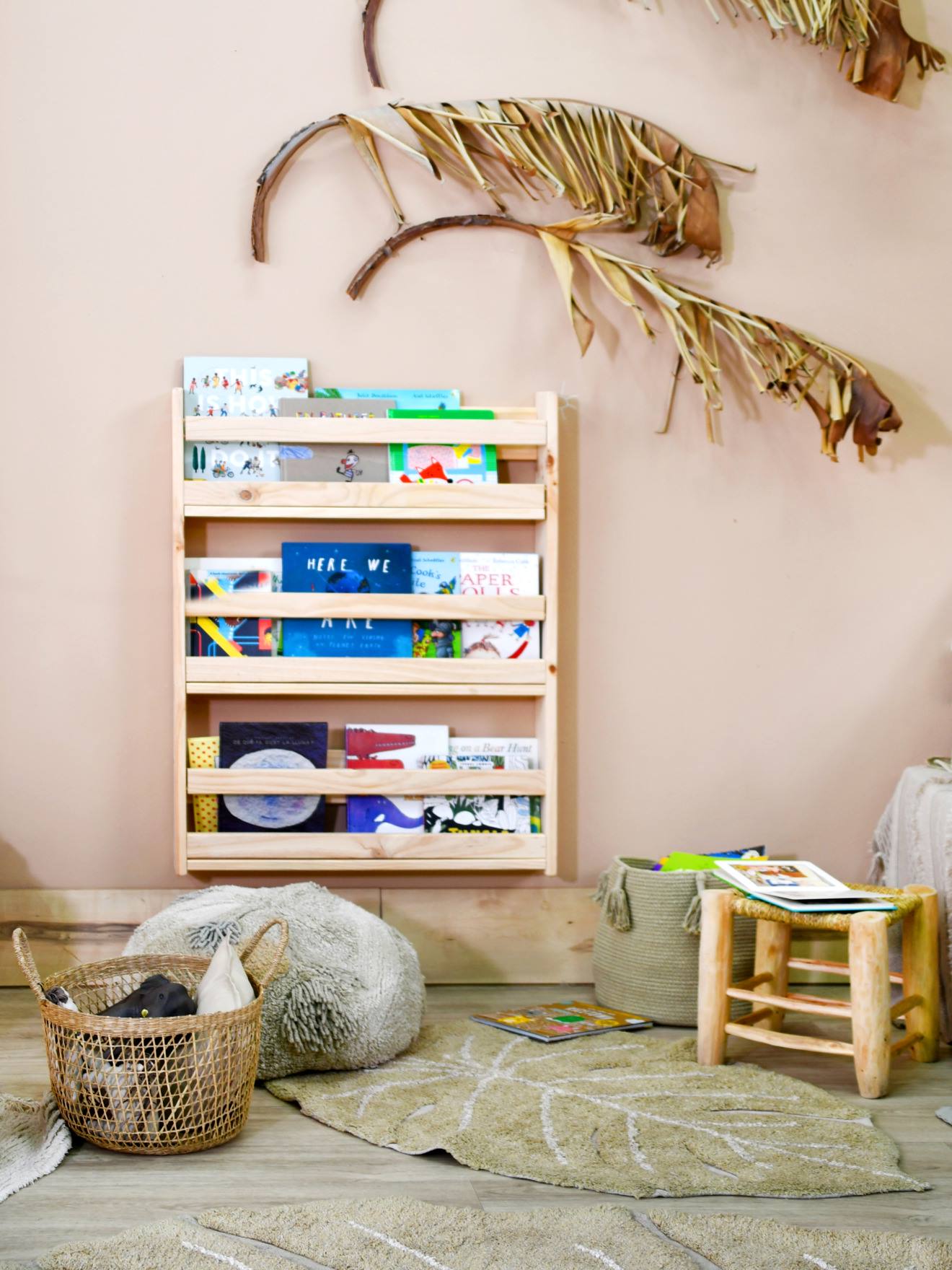 Lorena Canals Kinderzimmer Teppich MINI MONSTERA LORENA CANALS - grün