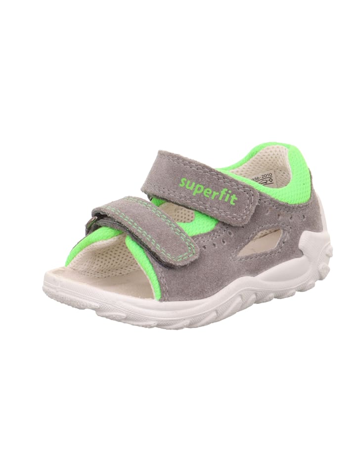 superfit Lauflernsandale FLOW in Grau/Hellgrün günstig kaufen