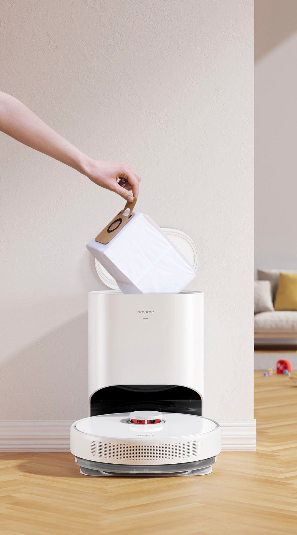 dreame Saugroboter Dreame D10 Plus;, 46 W, mit Wischfunktion und Absaugstation