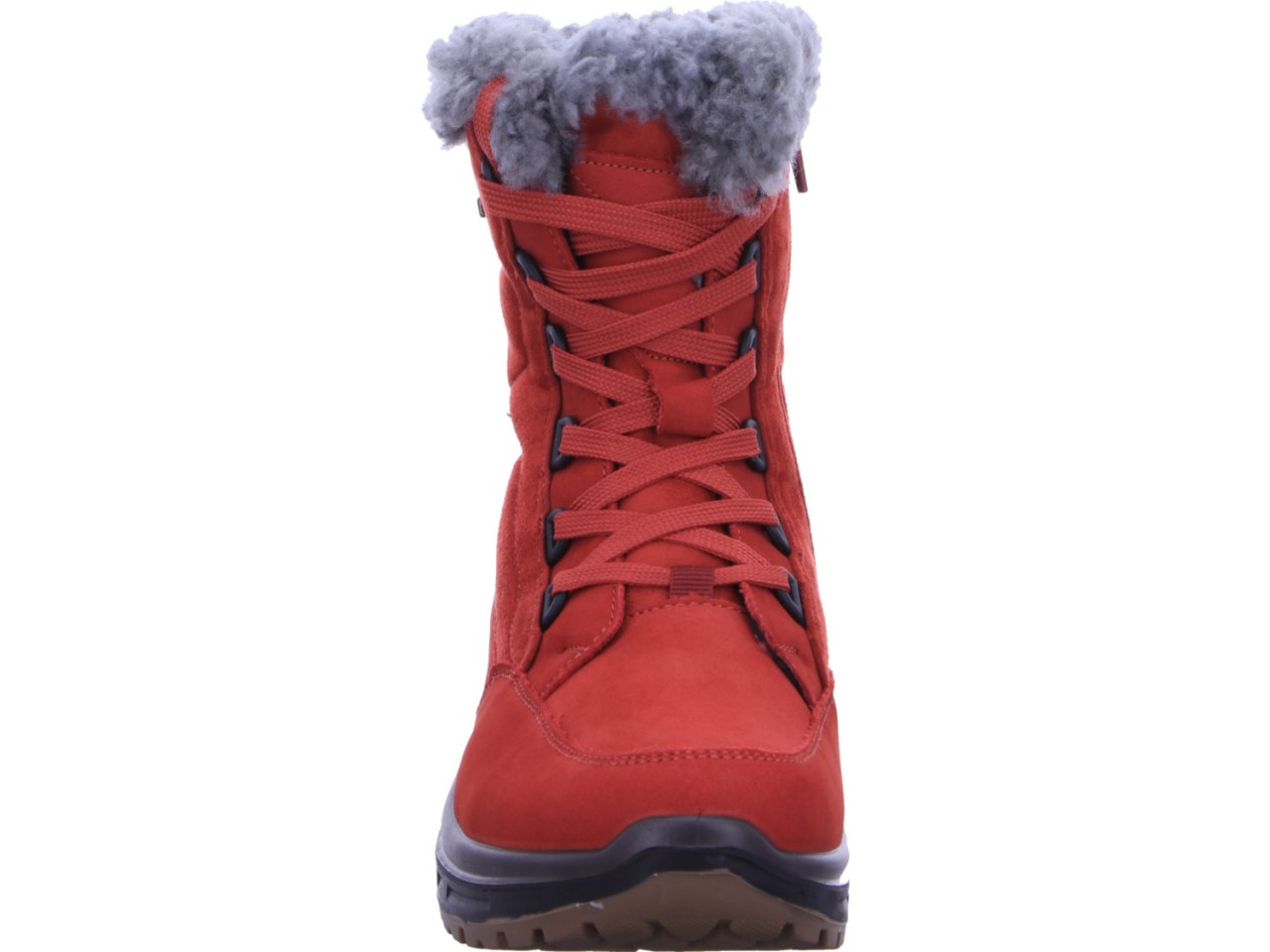 GLÜCKSCHUH Schnür-Stiefeletten rot