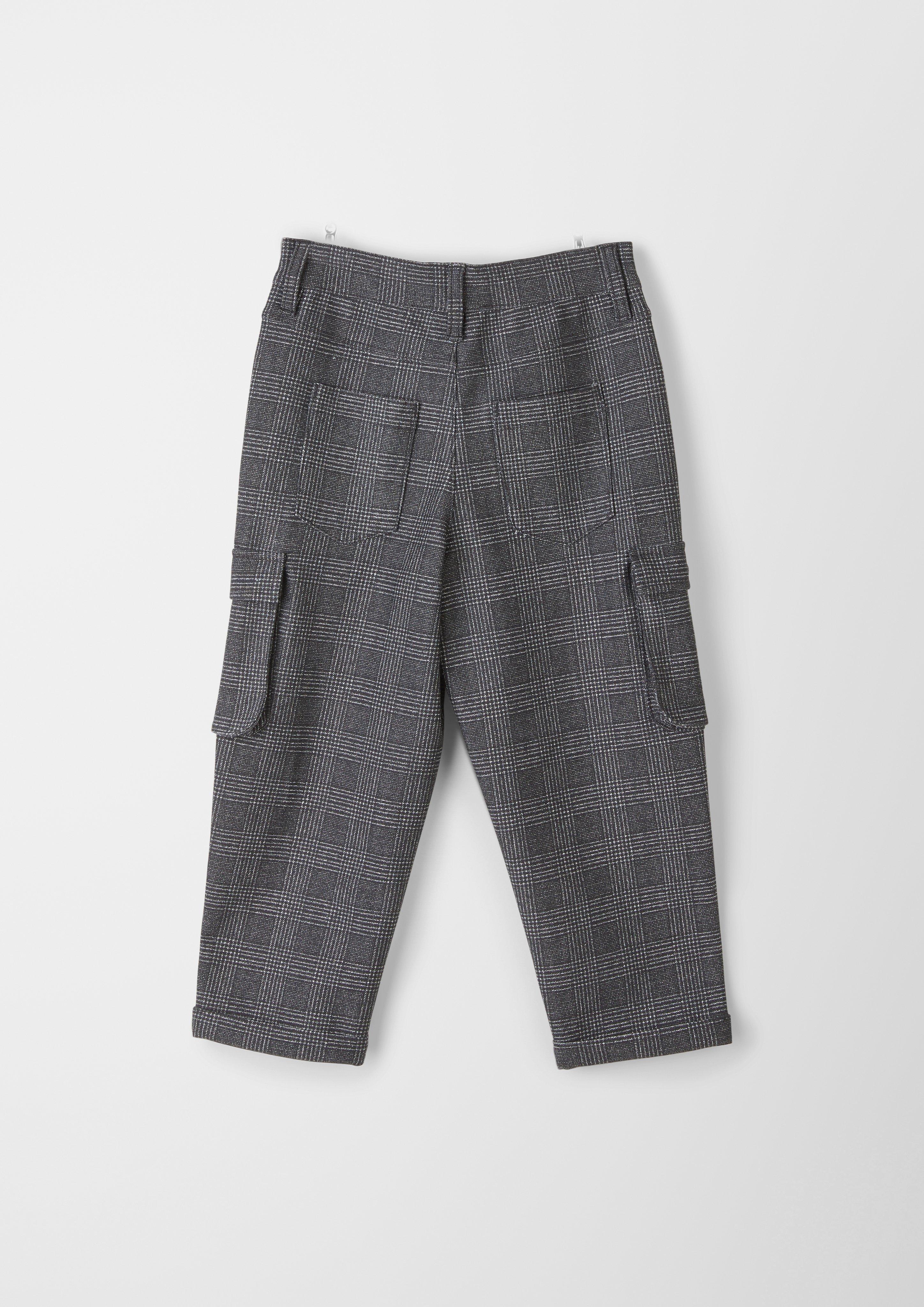 Relaxed: Hose im Glencheck-Muster  2118591-99N1