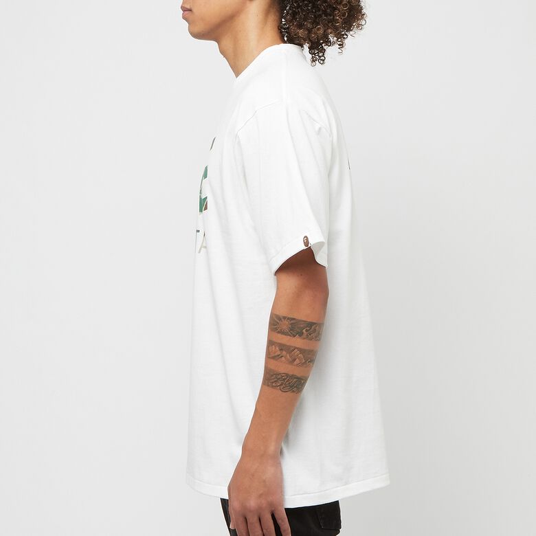 A Bathing Ape Liquid Camo Sta Logo Tee white