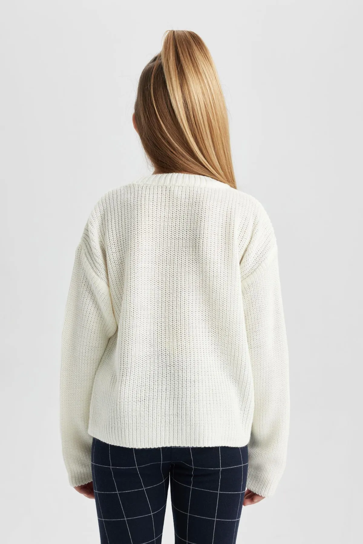 DeFacto  Basic-Pullover mit Rundhalsausschnitt für Mädchen A2293a823au