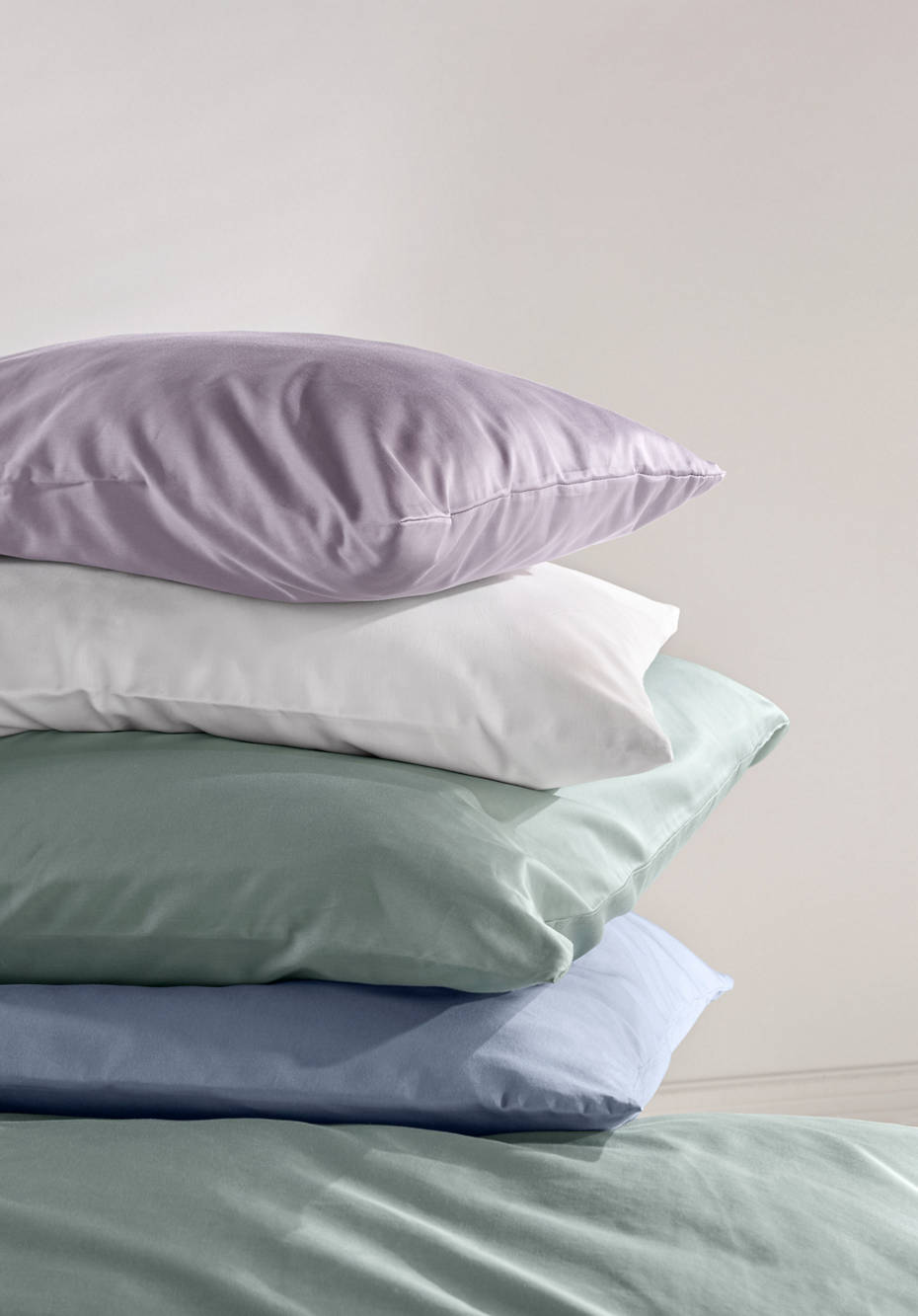 Satin Kissenbezug aus reiner Bio-Baumwolle