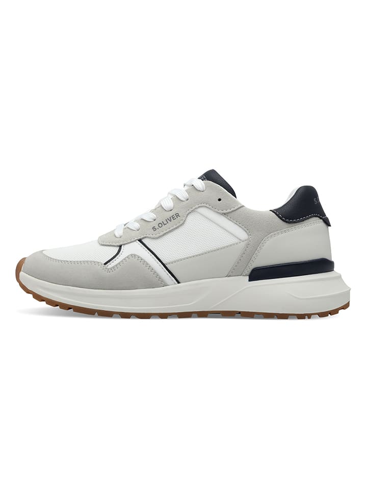 s.Oliver Sneakers in Grau/ Weiß günstig kaufen