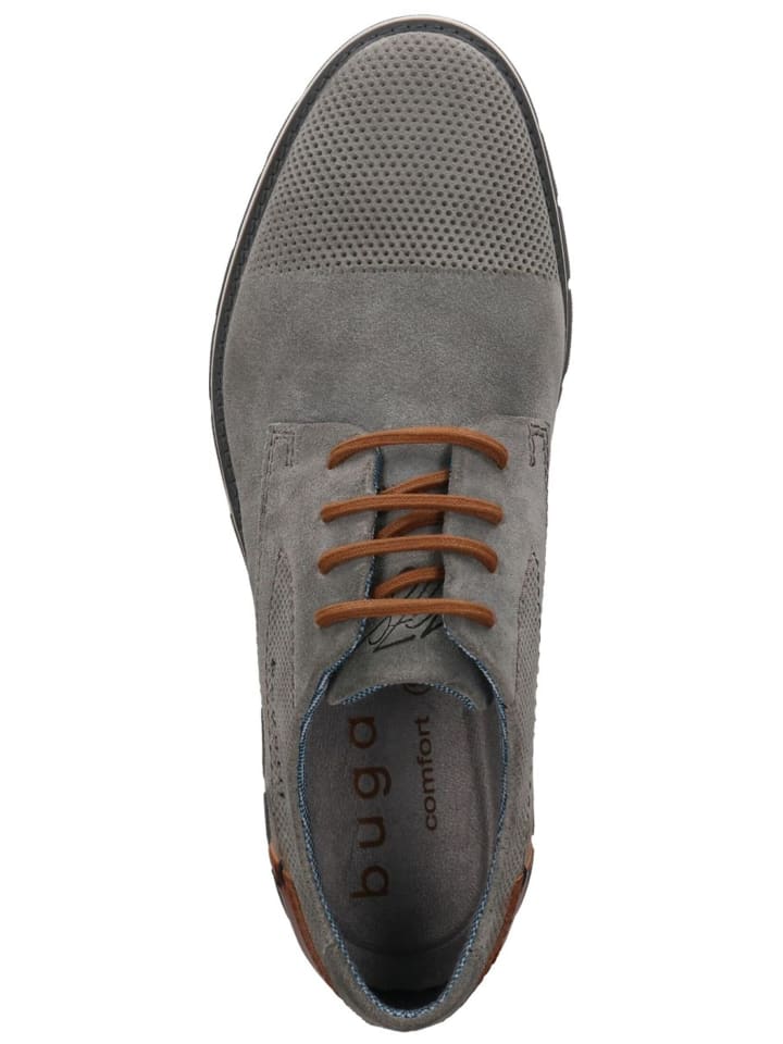 Bugatti Businessschuhe in Grau günstig kaufen
