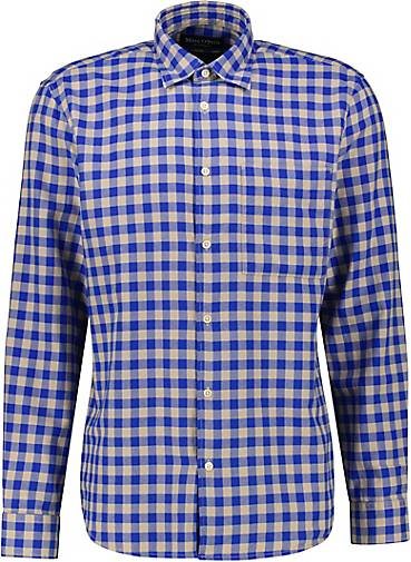 Marc O'Polo Herren Freizeithemd Regular Fit Langarm