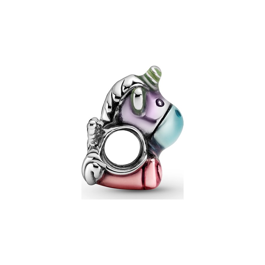 Pandora Charm Moments Bruno das Einhorn in Regenbogenfarben
