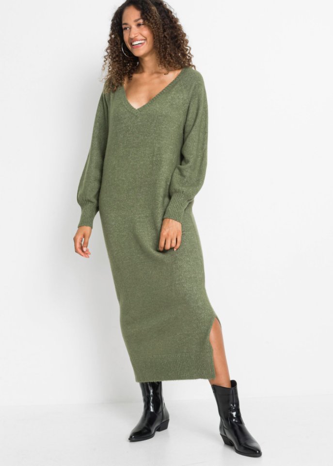 Oversized Strickkleid
