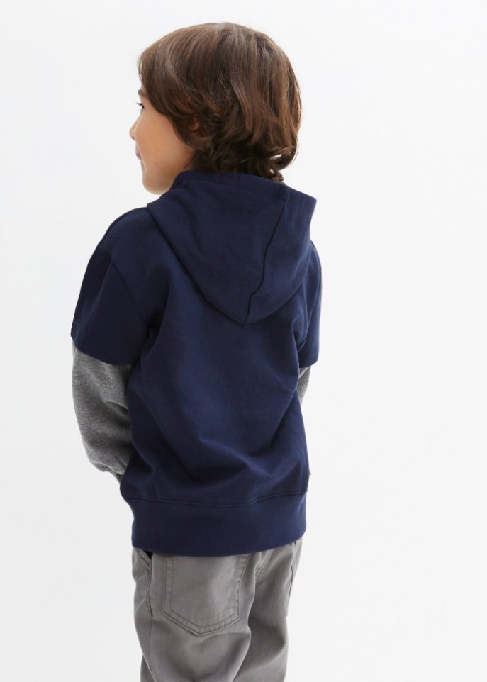 Jungen Layer Kapuzensweatshirt