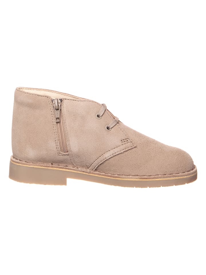 Clarks Leder-Schnürschuhe '' Desert Boot2'' in Beige günstig kaufen