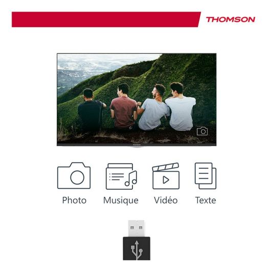 THOMSON 40FD2S13W - Televizor LED FHD de 40