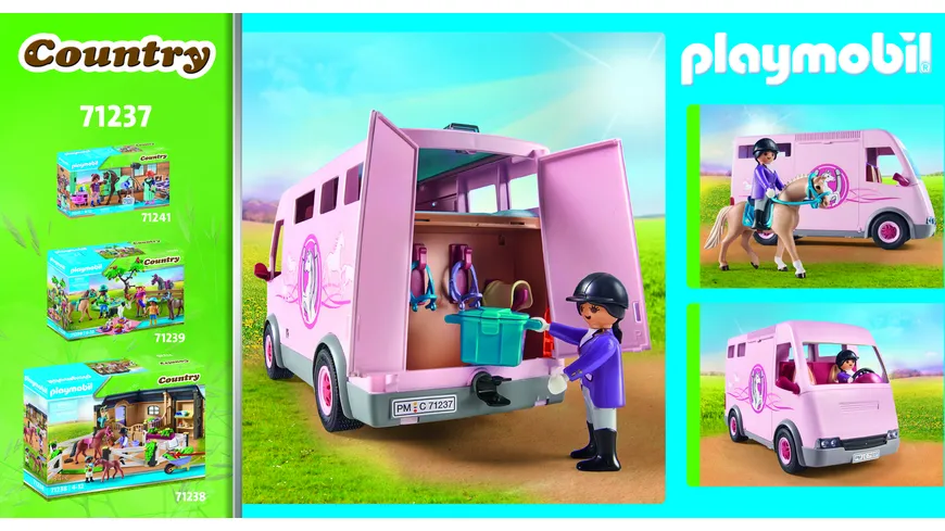 PLAYMOBIL 71237 - Country - Pferdetransporter