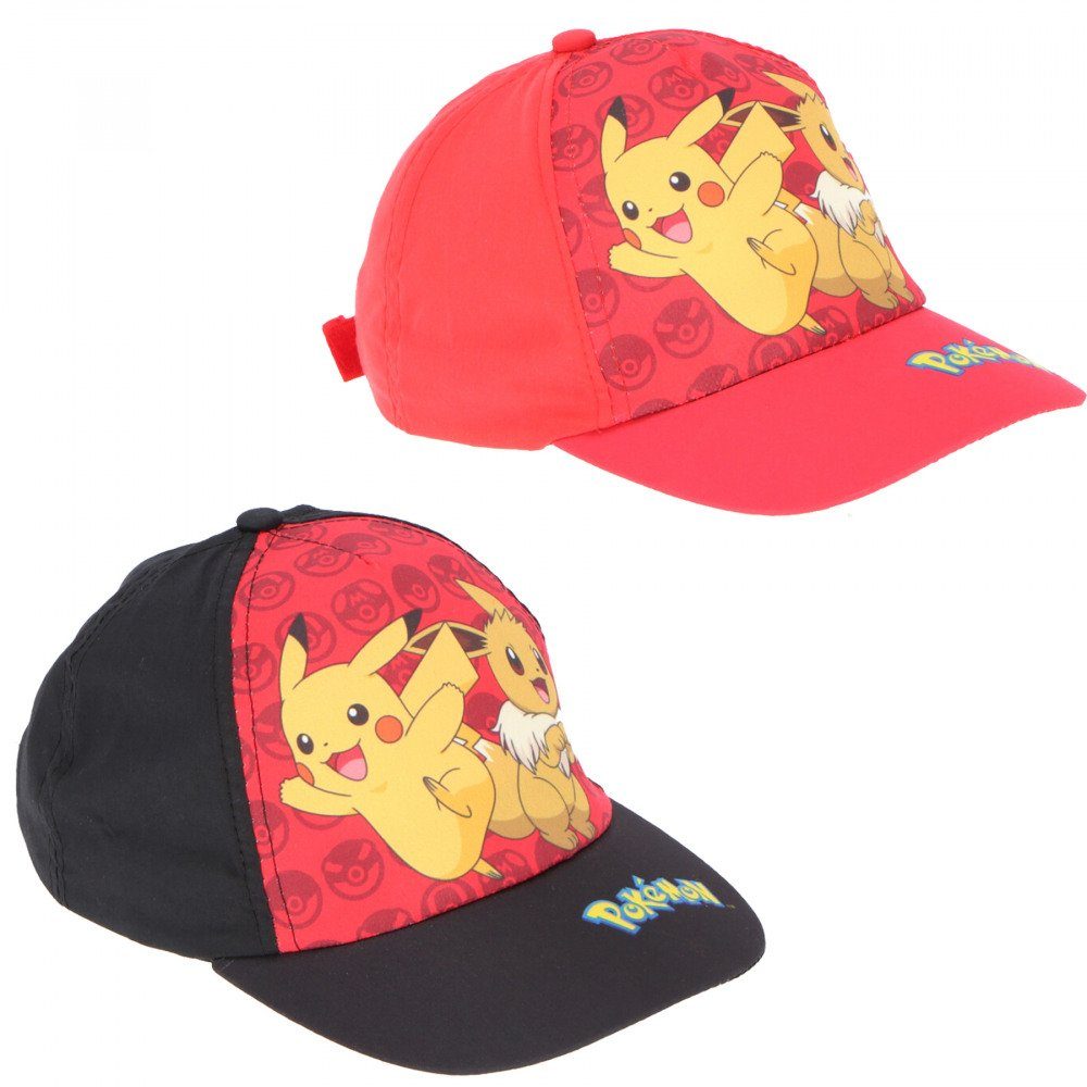 POKÉMON Baseball Cap Pokemon Baseballcaps Cap Pikachu 3 Motive 2 Farben Neu Top