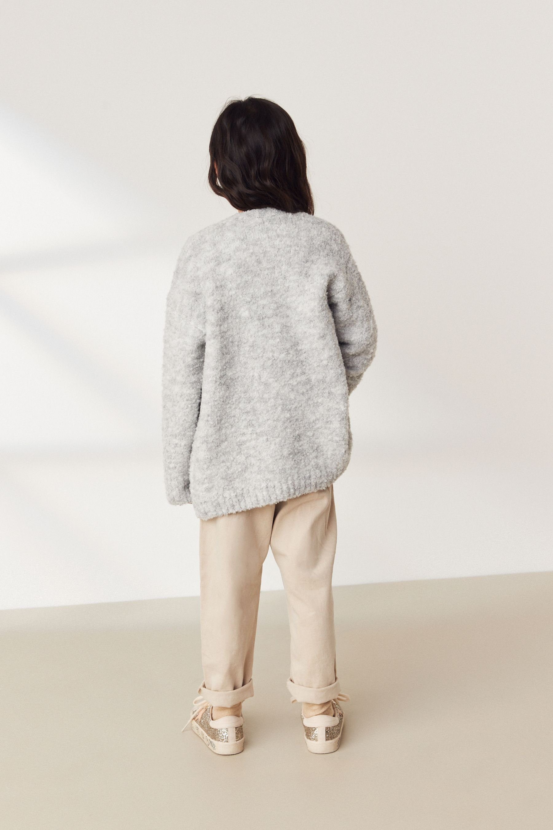 Next Strickjacke Bouclé-Strickjacke (1-tlg)