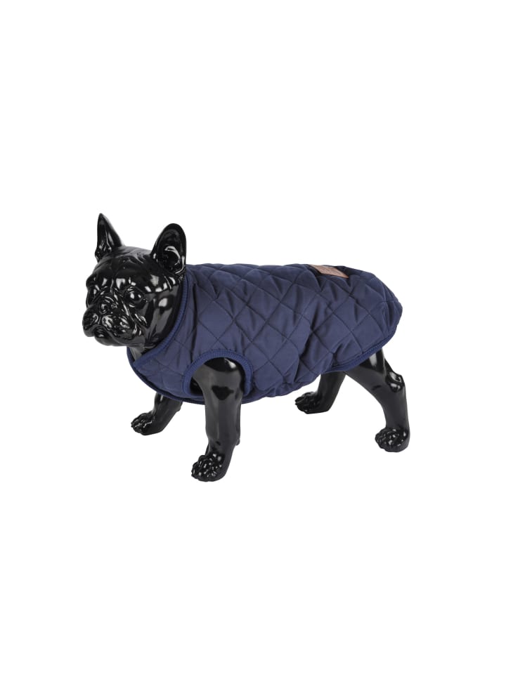 dynamic24 Hunde Steppjacke Fleece Winterjacke  in Blau günstig kaufen 35