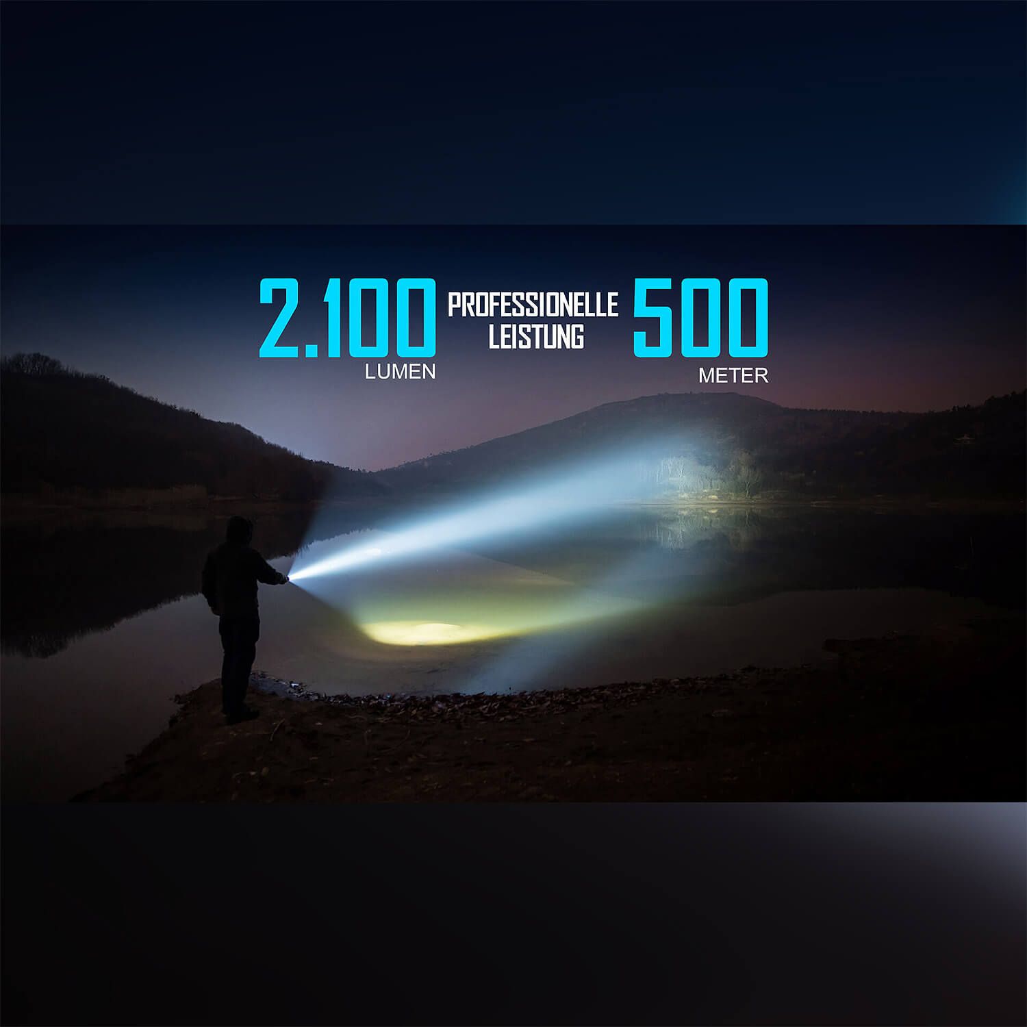 Warrior X Pro Taktische LED Taschenlampe