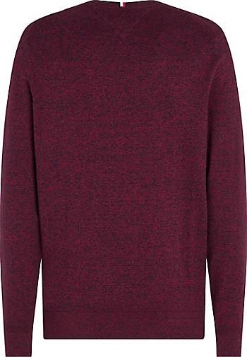 TOMMY HILFIGER Herren Strickpullover V-Kragen Baumwolle/Kaschmir Regular Fit