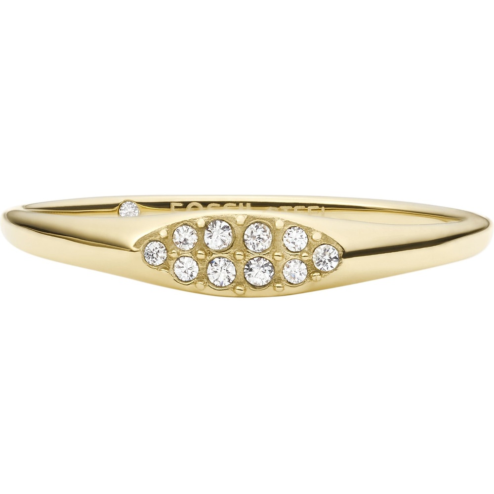 Fossil Bague pour femme Acier inoxydable or Bague