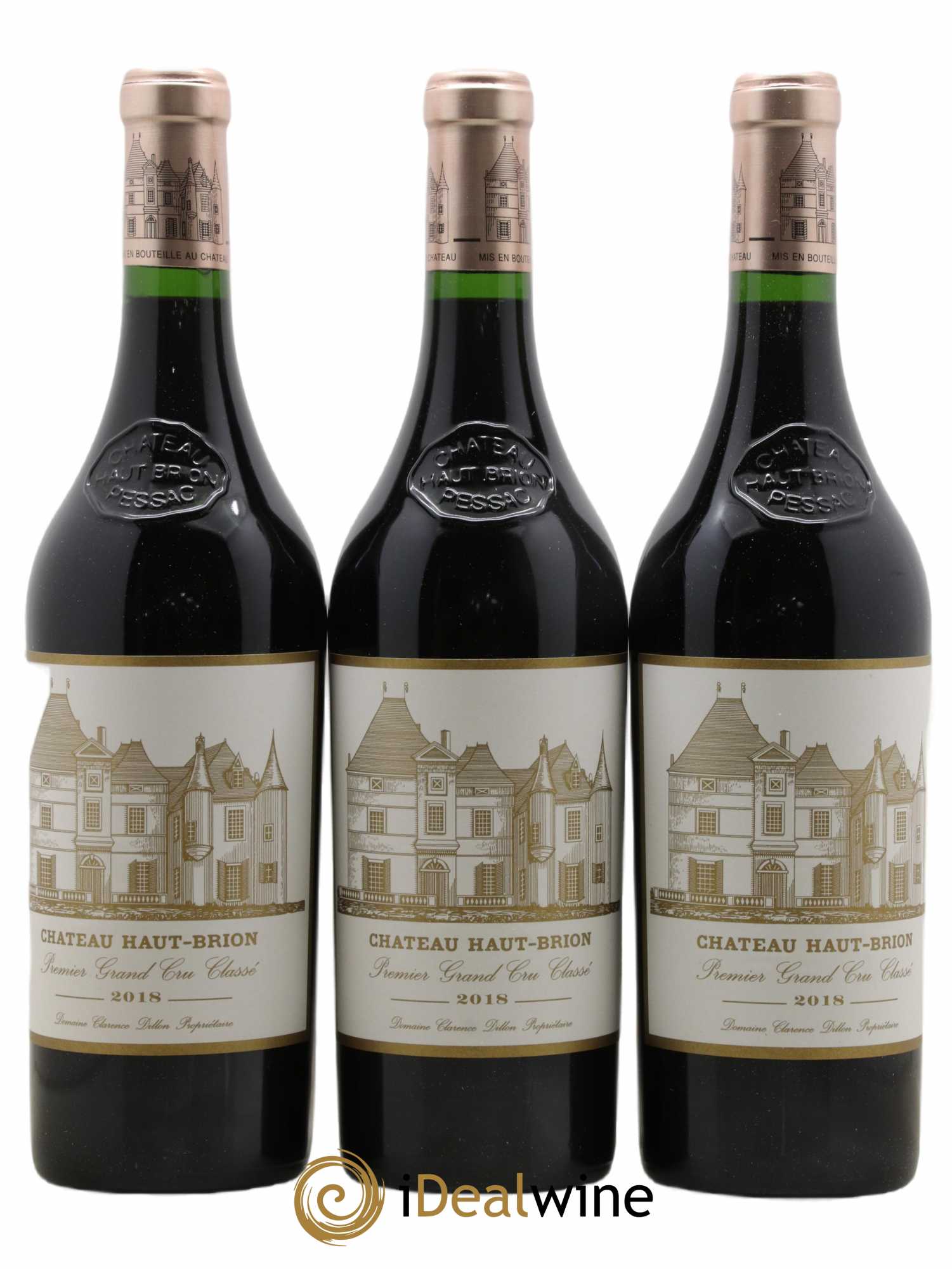Château Haut Brion 1er Grand Cru Classé  2018 - Lot de 6 Bouteilles