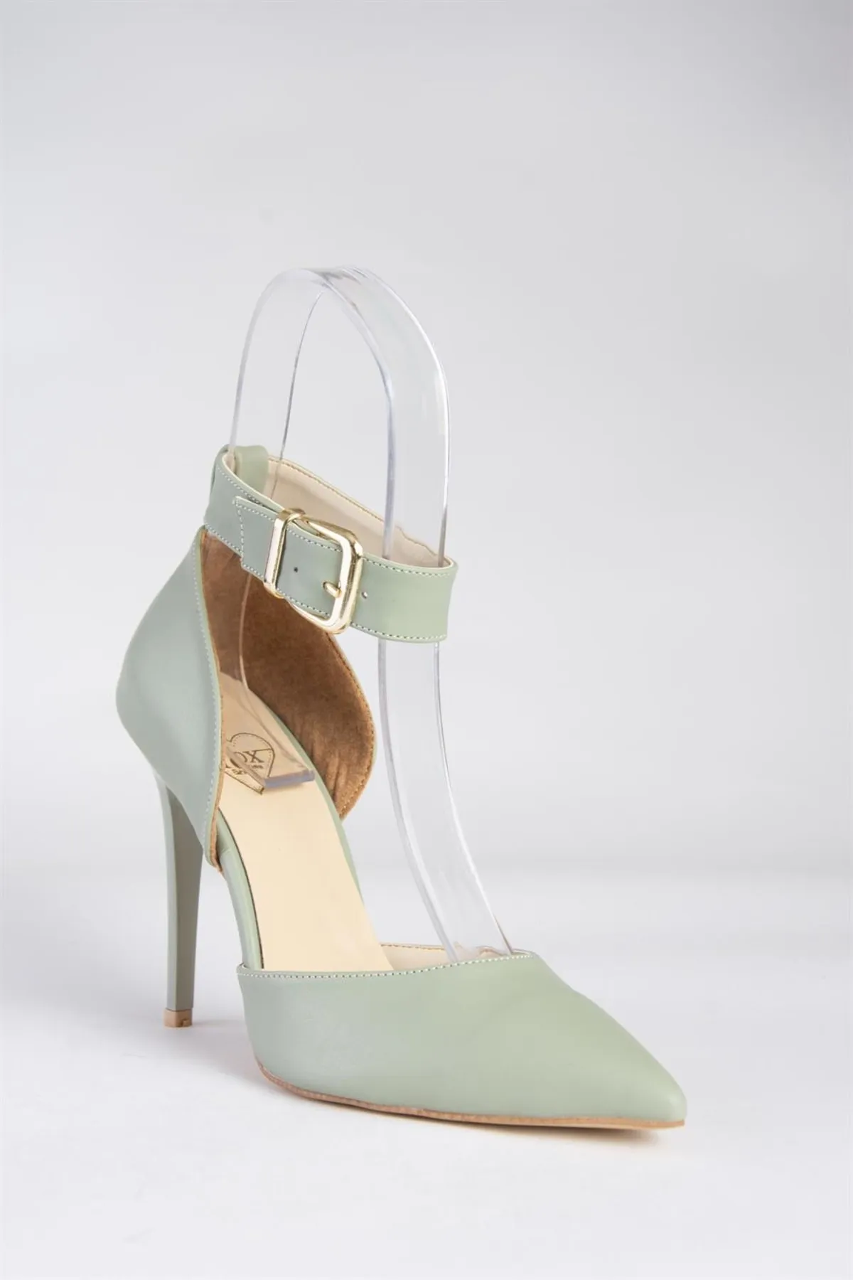 Fox Shoes  Grüne Damenschuhe mit Absatz K654073309