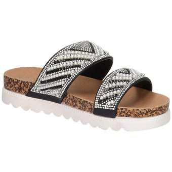 Claudia Ghizzani Pantolette in schwarz