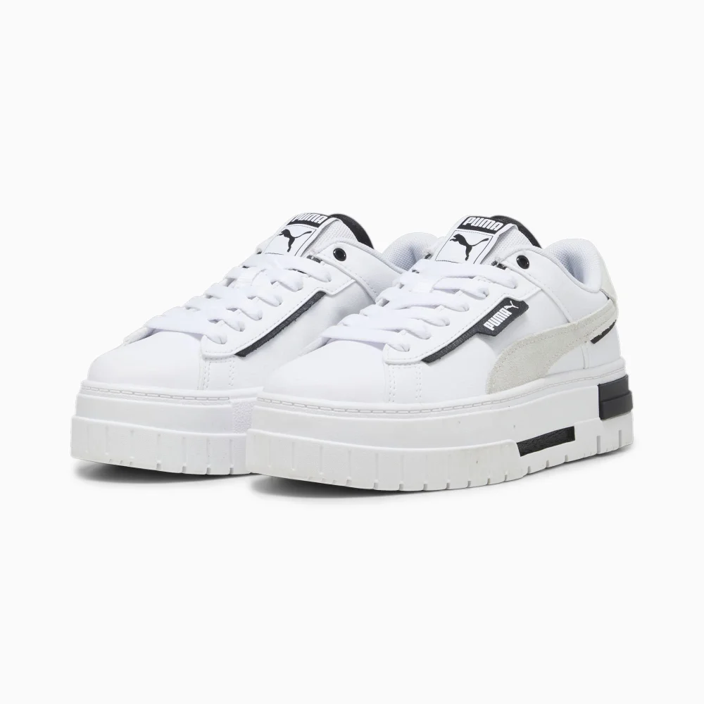 PUMA Mayze Crashed Black 392495-02 / weiss