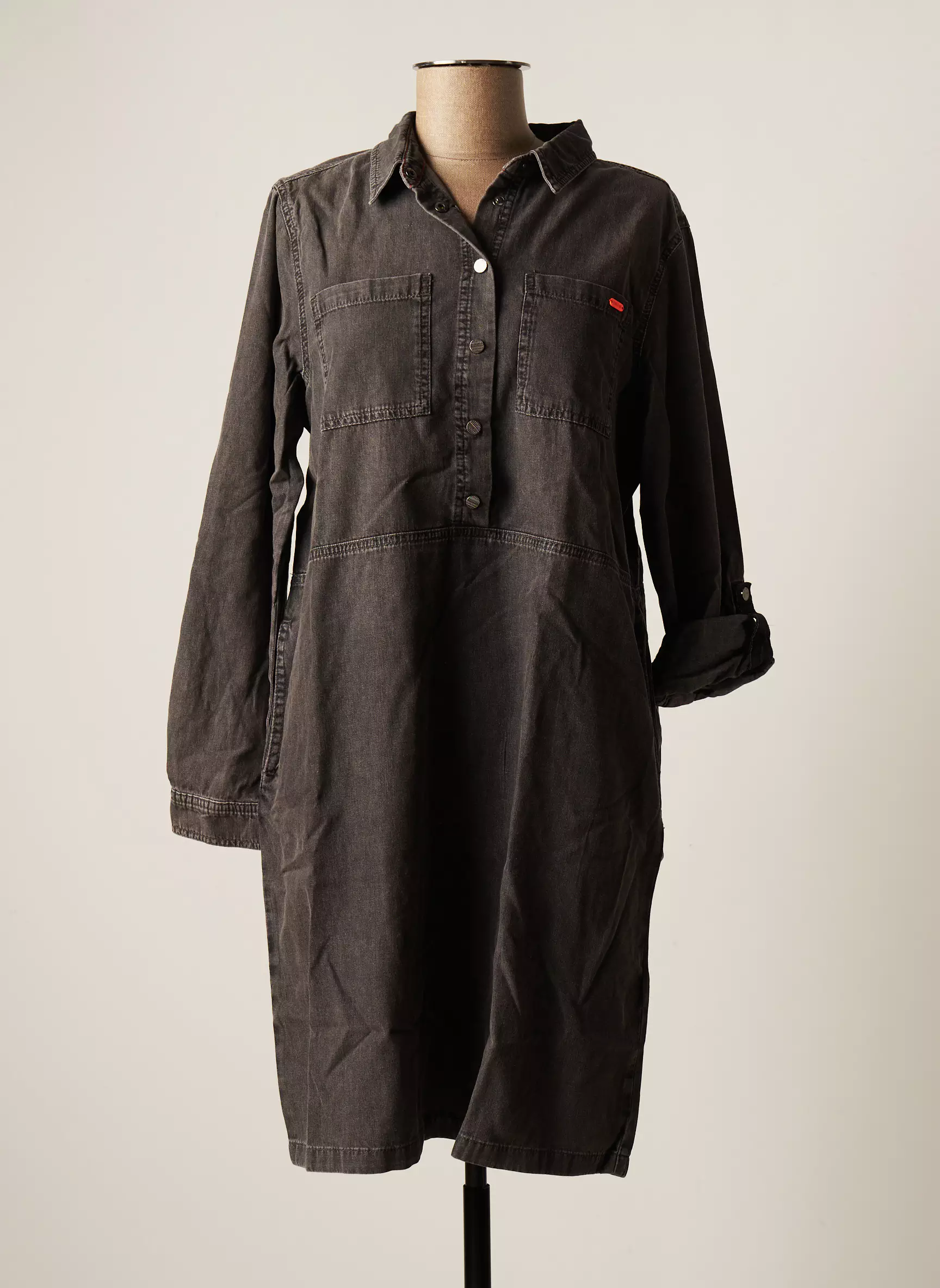 Street One Robes Courtes Femme couleur gris