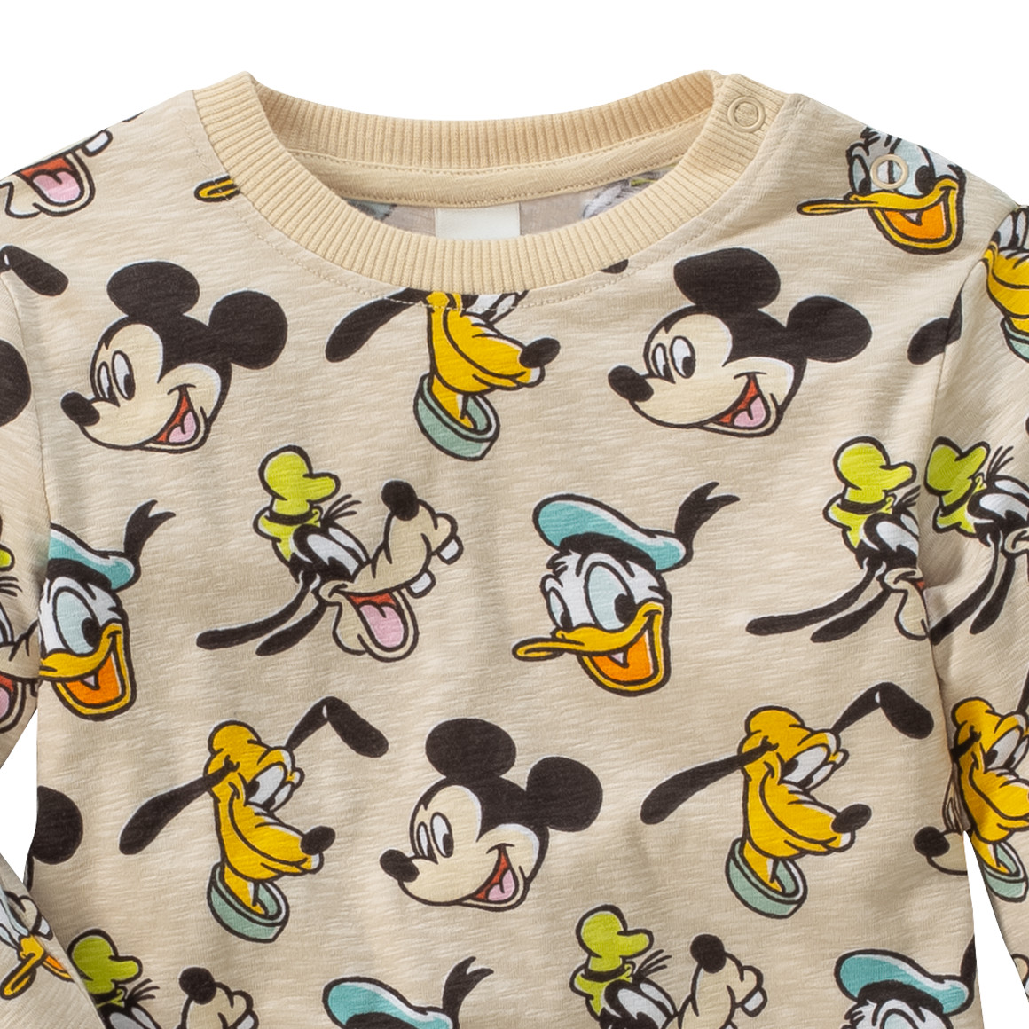 Micky Maus Langarmshirt mit Allover-Print