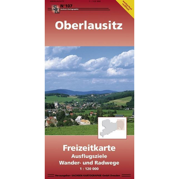 Oberlausitz 1 : 120 000 - Wanderkarte