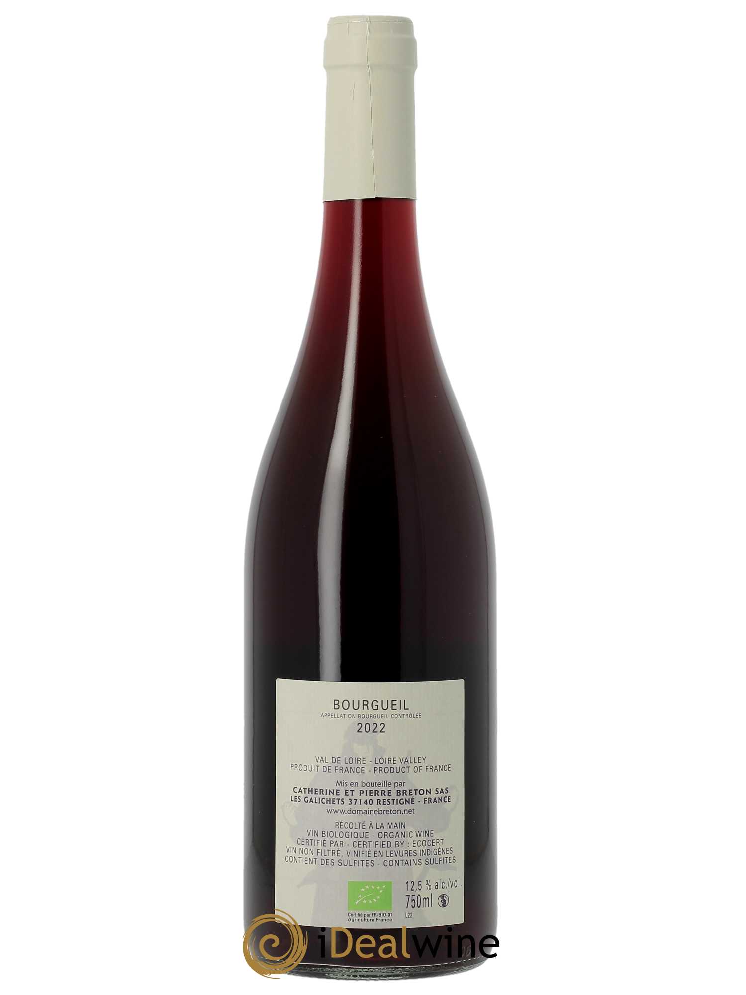 Bourgueil Avis de Vin Fort Catherine et Pierre Breton  2022 - Lot de 1 Bouteille
