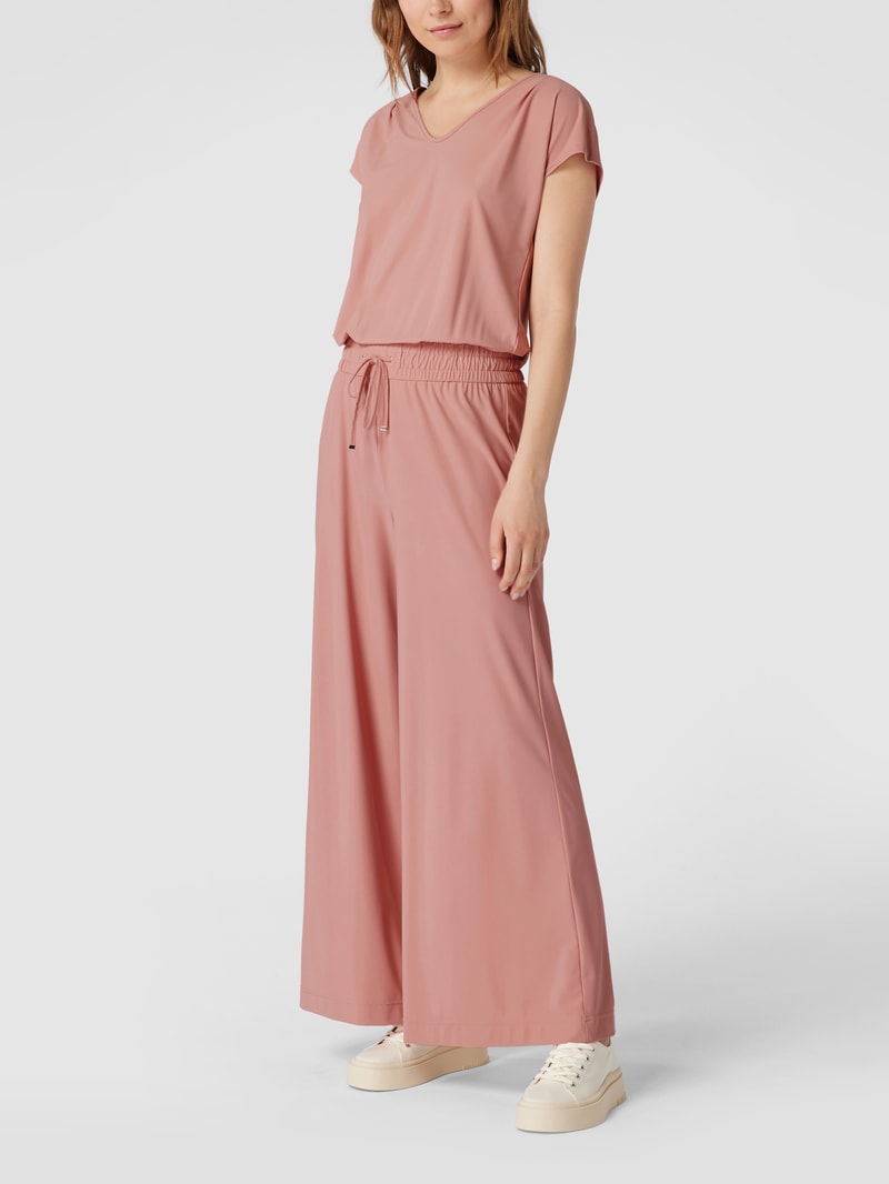 Jumpsuit mit angeschnittenen Ärmeln in hellrosa