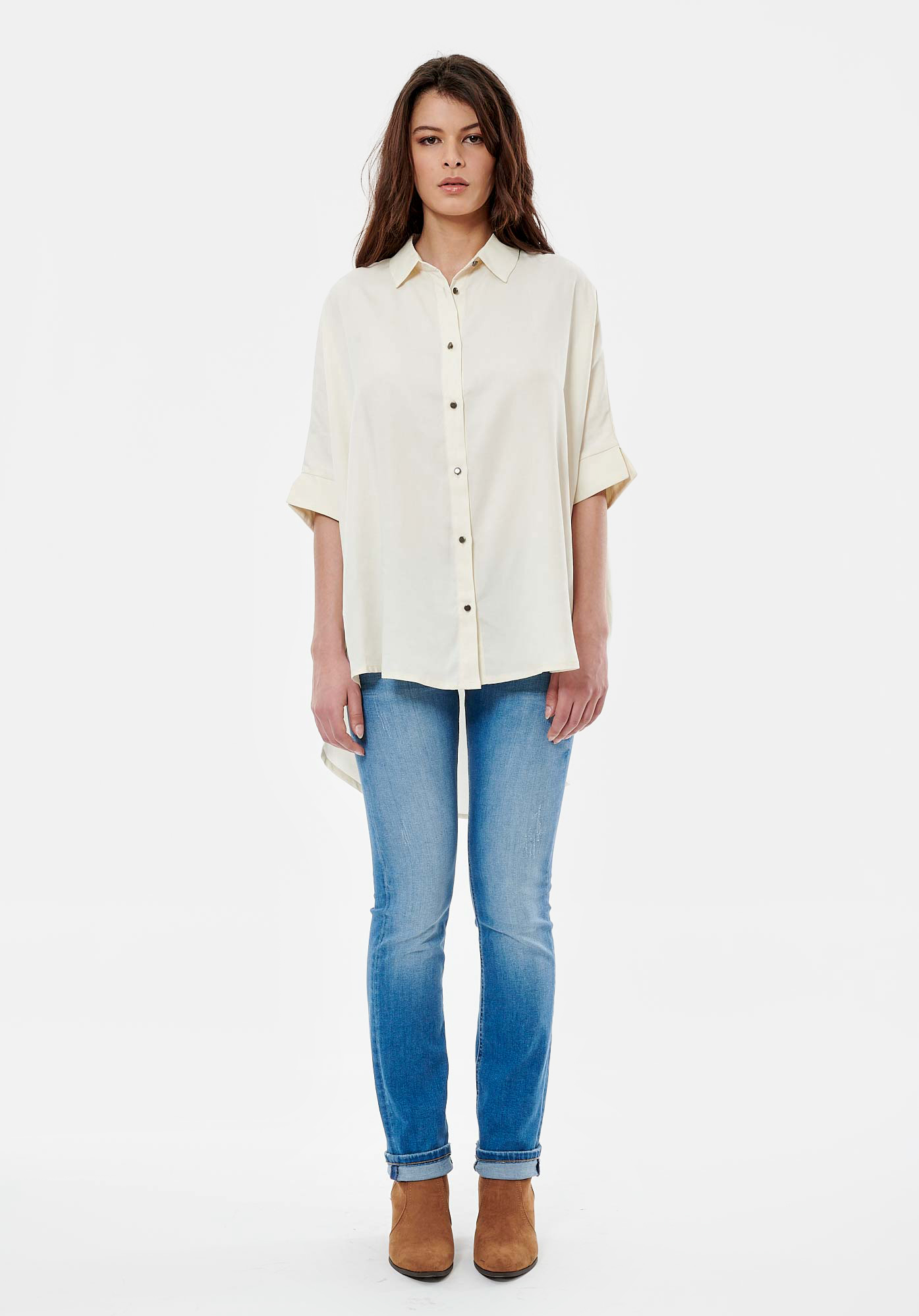 BRAM   Blouse écrue femme
