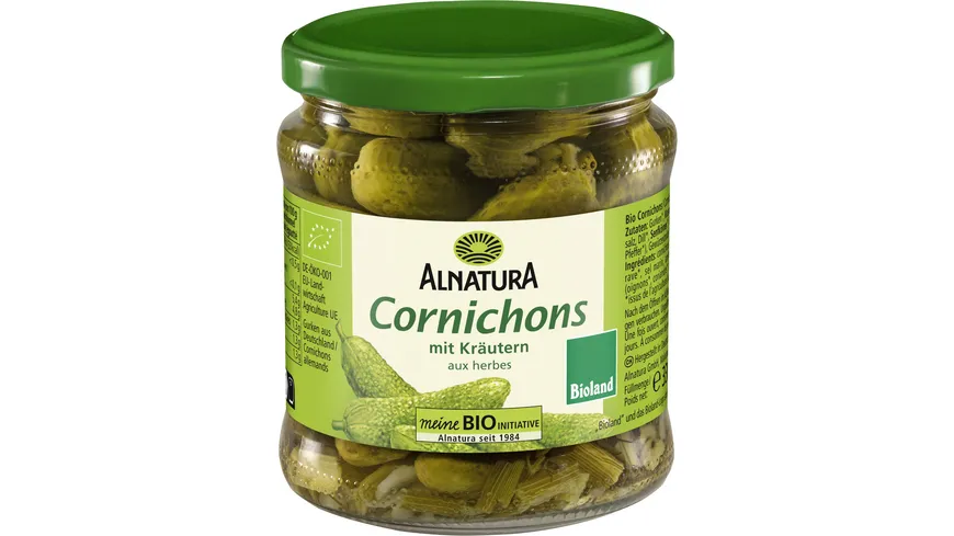 Alnatura Bioland-Cornichons 190 g
