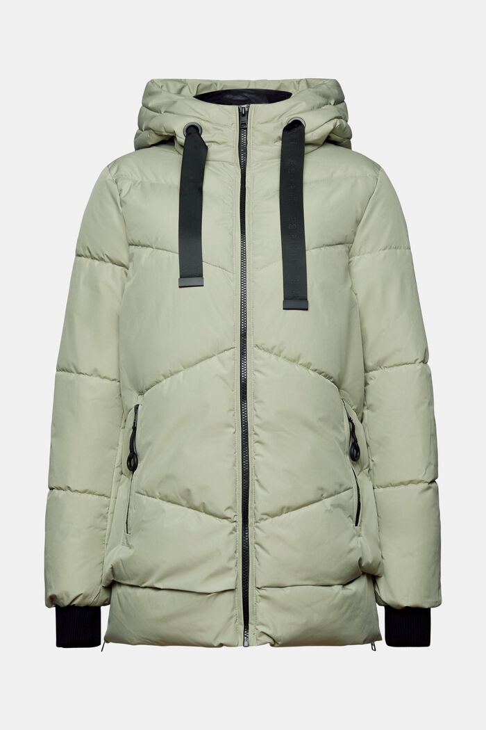 Steppjacke mit Kapuze