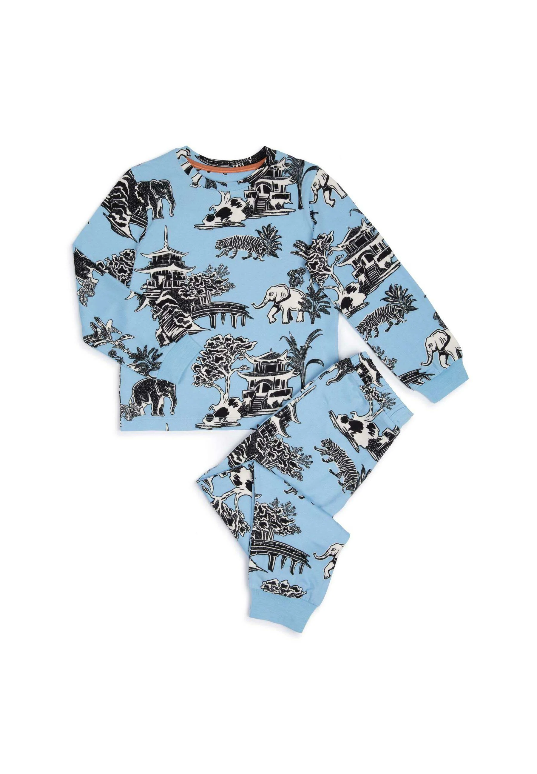 Conjunto de pijama con estampado de animales de Chelsea Peers